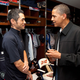 Ichiro talking to a fan